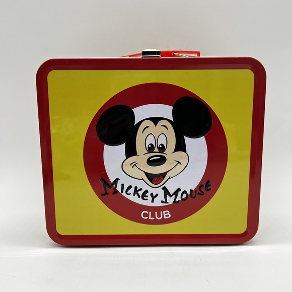 Loungefly Disney Mickey Mouse Club Metal Lunch‎ Box  Rare Collectable New Read - Picture 1 of 3